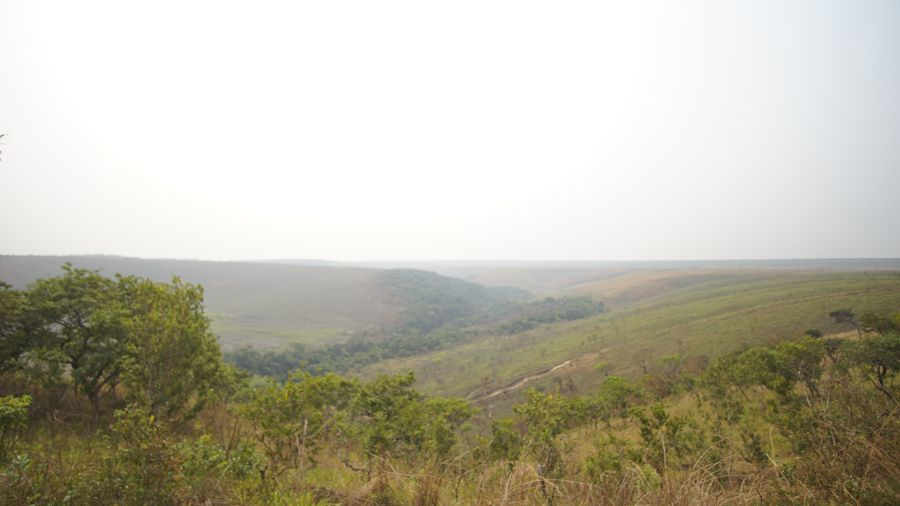 La vallée depuis le camp